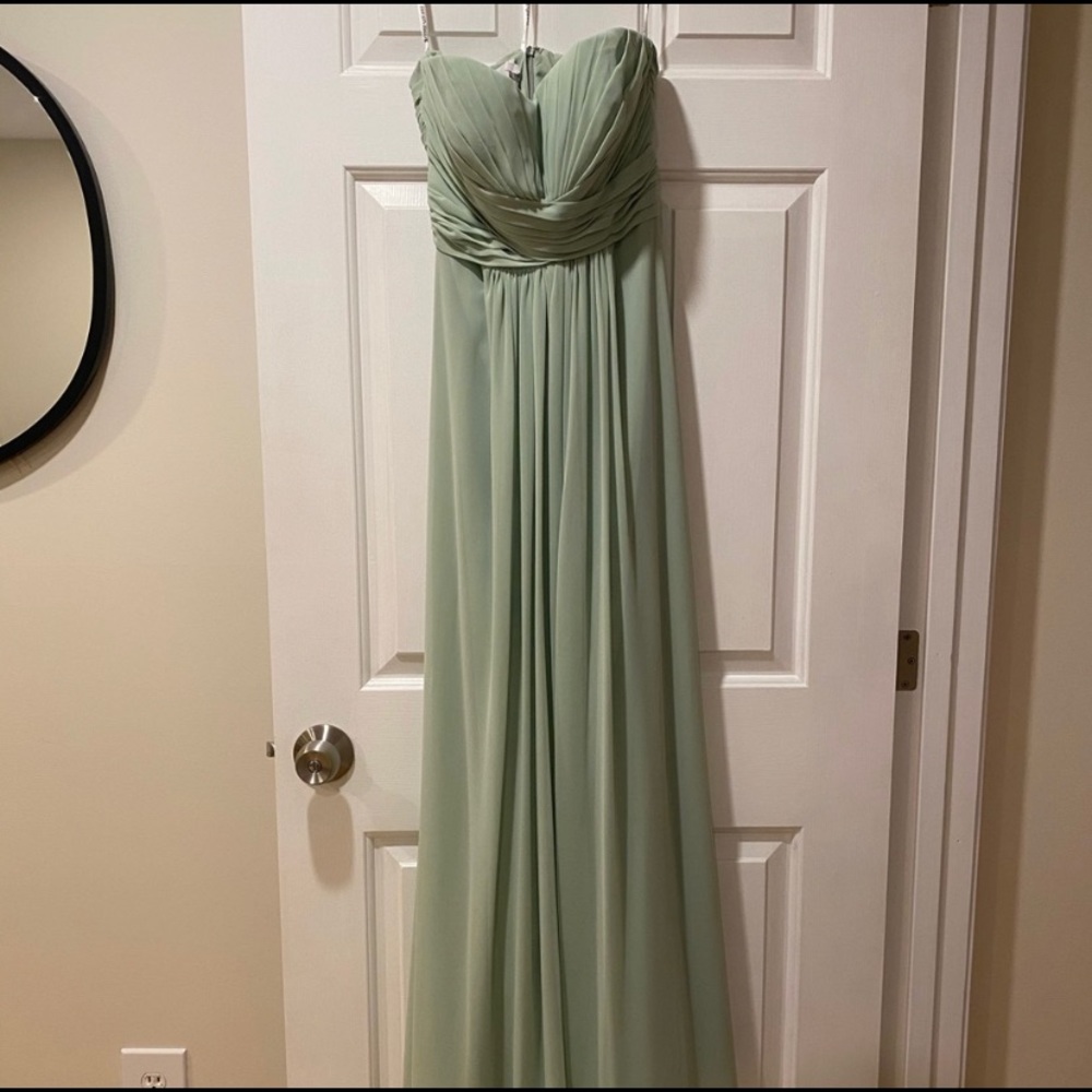David’s Bridal Bridesmaid Dress in Meadow